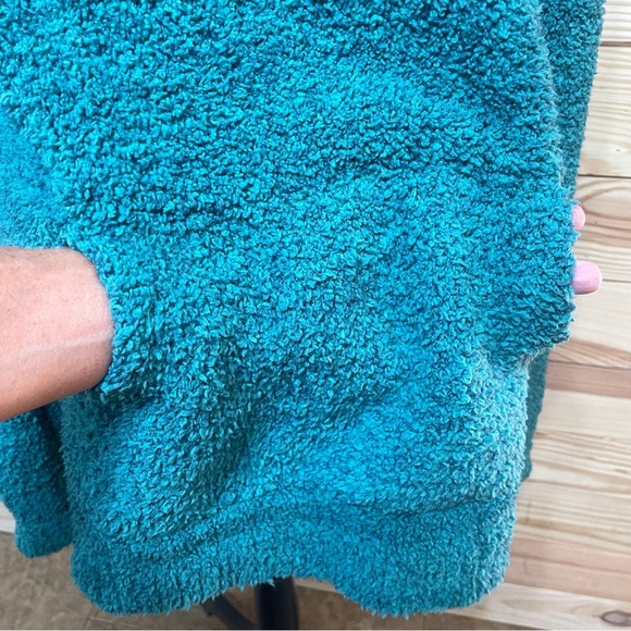 Natural Reflections Hunter Green Quarter Zip Sweater Jacket Pull Over Large - Picture 6 of 8